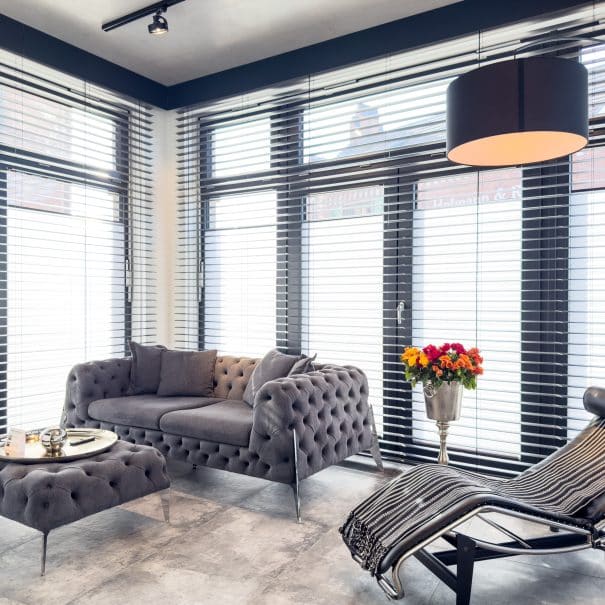 Wohnzimmer im ELBE.6 Apartment I in Wittenberge