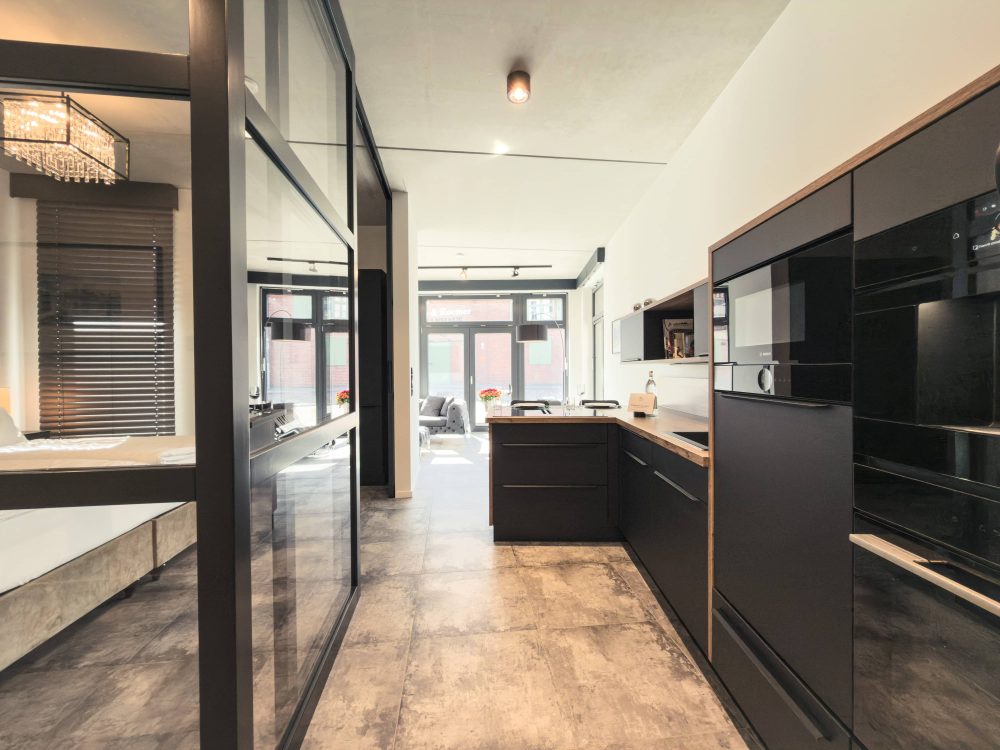 Küche im ELBE.6 Apartment I in Wittenberge