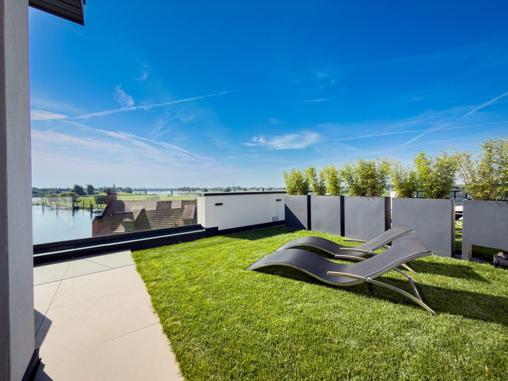 Dachterrasse im ELBE.6 Apartment III in Wittenberge